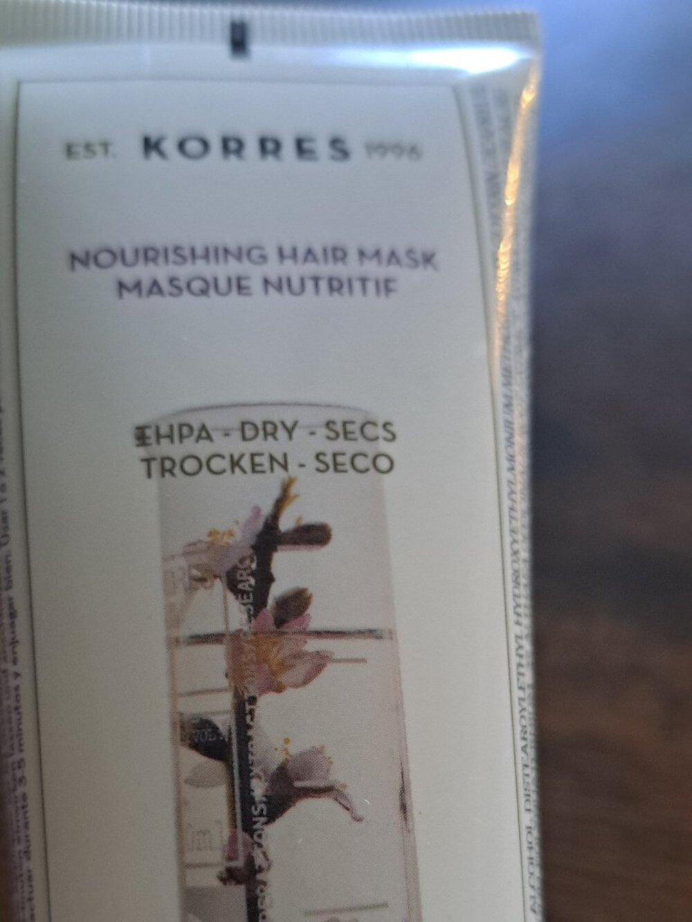 KORRES ALMOND & LINSEED NOURISHING HAIR MASK
